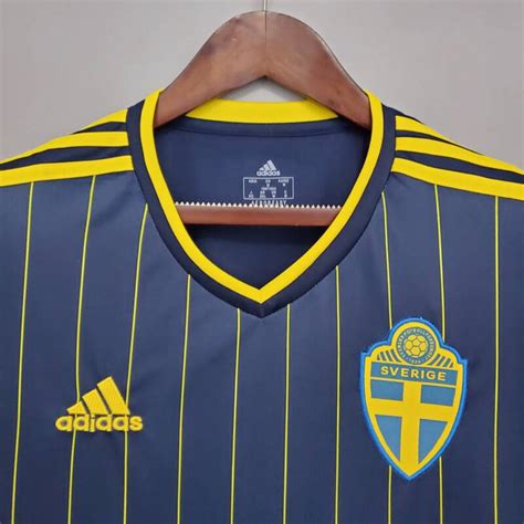 Segunda equipación Stadium Suecia 2020 21 Camisetas de Oro