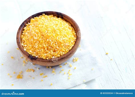 Raw Corn Grits Stock Photo Image Of Ingredient Maize 83333534