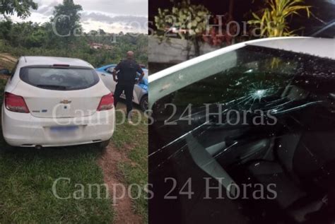 Bandidos Atiram Em Carro Durante Assalto Campos Horas Seu Jornal