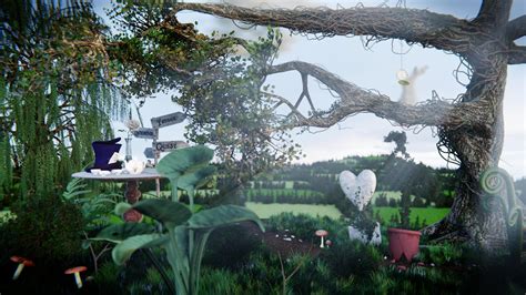 Alice in Wonderland scenery - Finished Projects - Blender Artists Community