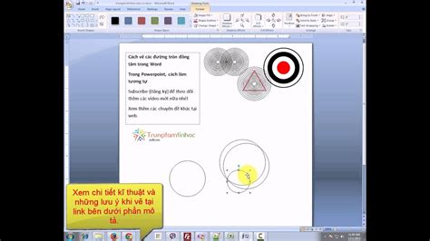 Hướng dẫn cách vẽ hình tròn trong word 2010 đơn giản và hiệu quả