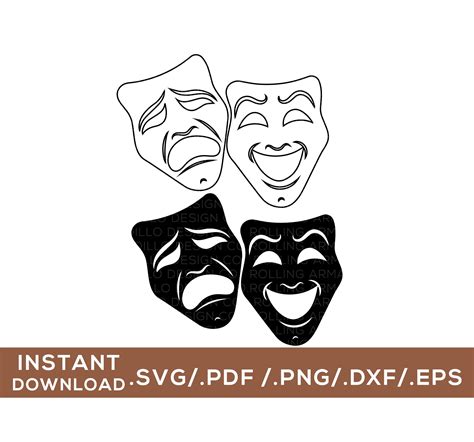 Theatre Faces Clipart