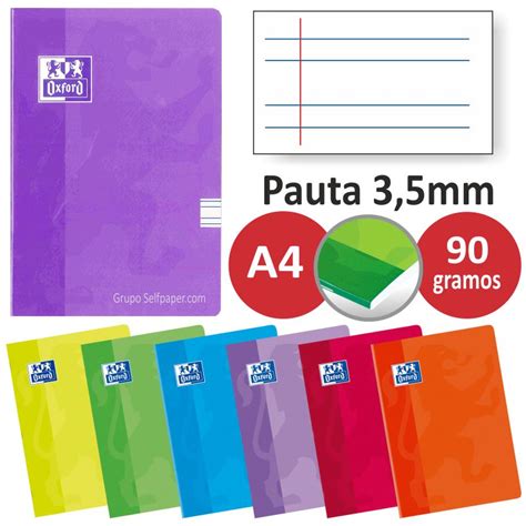 Libretas Oxford Grapas Din A Lineas Mm Pauta Ancha