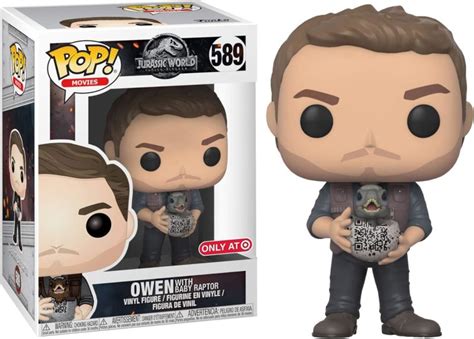 Funko POP Movies Jurassic World 2 Fallen Kingdom Owen With Baby Raptor