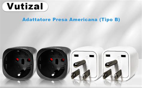 Adattatore Presa Americana Vutizal Pezzi Adattatore Universale Da