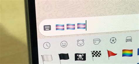 Transgender Pride Flag Emoji Hidden in Latest WhatsApp