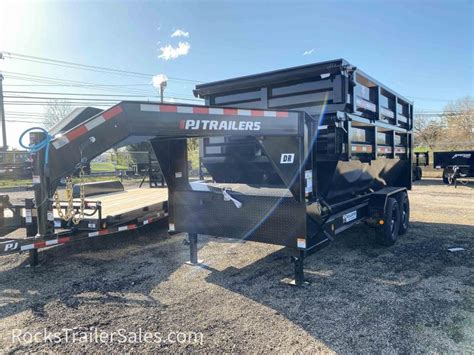 2022 PJ Trailers GOOSENECK ROLLSTER 7 X 14 FT ROLL OFF DUMP Trailers