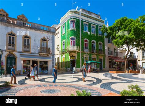 Town centre of Lagos, Algarve, Portugal, Europe Stock Photo - Alamy