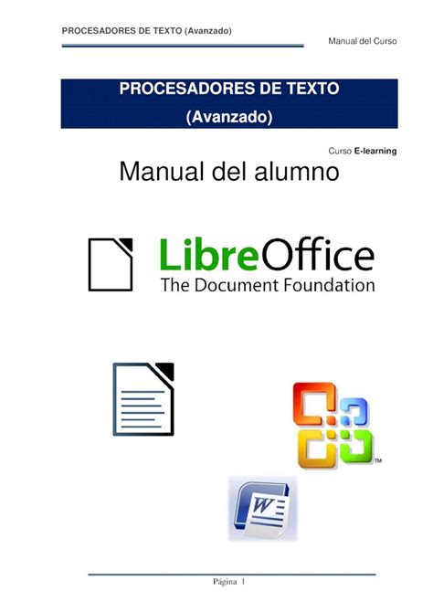 PDF Manual Procesadores De Textos Avanzado DOKUMEN TIPS