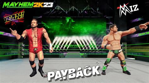 LA Knight Vs The Miz WWE Payback 2023 WWE MAYHEM YouTube