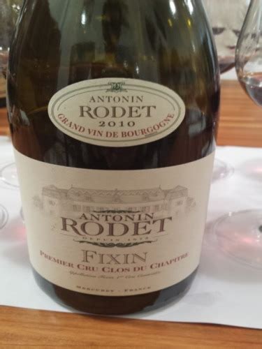 Antonin Rodet Fixin Premier Cru Clos Du Chapitre Vivino Us