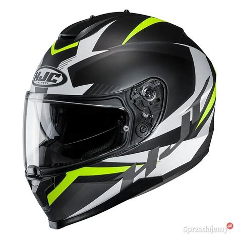 Integralny Kask Motocyklowy Hjc C Troky Blenda Fluo Mc Trzciel