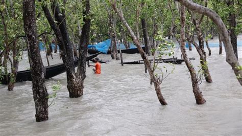 Cyclone Remal Makes Landfall In Coastal Bengal Leaves Trail Of