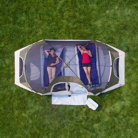 Ozark Trail 8 Person 2 Room Modified Dome Tent With Roll Back Fly