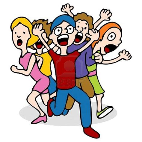 people running scared clipart - Clip Art Library