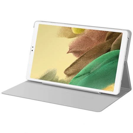 Official Samsung Galaxy Tab A7 Lite Book Cover Case - Silver