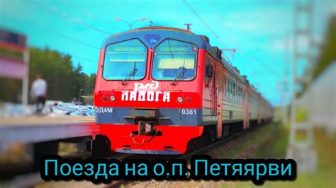 Поезда на о.п. Петяярви II ОЖД, Май 2023 - YouTube