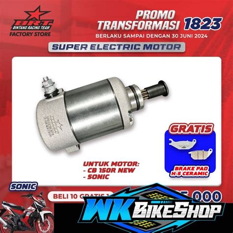 Dinamo STATER SUPER Electric MOTOR BRT BORE UP 300CC SONIC FI 150 CBR