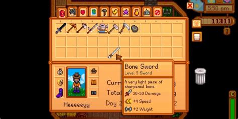 Stardew Valley Como Obter A Espada De Osso Critical Hits