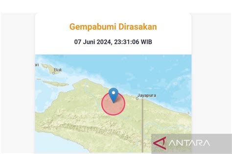 Bmkg Gempa Magnitudo Di Papua Pegunungan Akibat Aktivitas Sesar