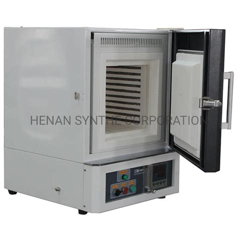 Benchtop High Temperature Heating Coil Muffle Furnace With Exhaust