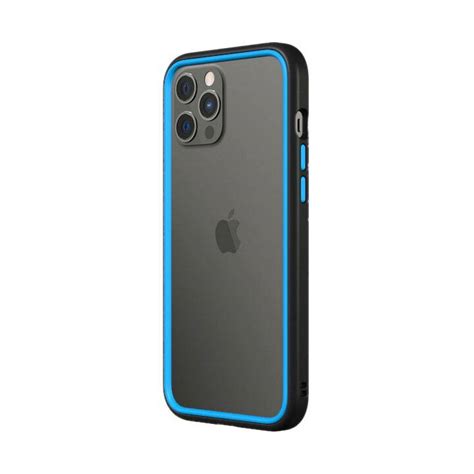 RHINOSHIELD Butoir CrashGuard NX Rim Button IPhone 12 Pro Max Bleu