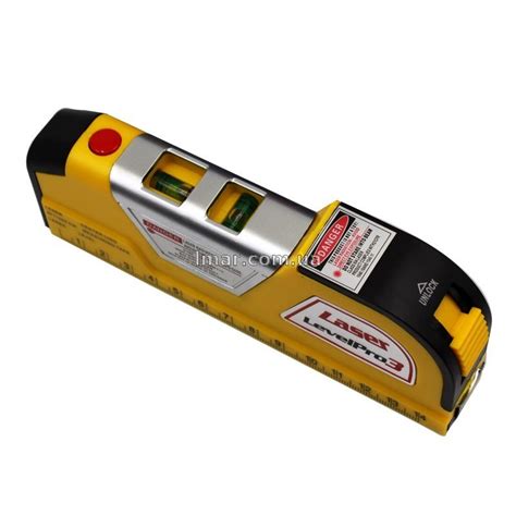 Строительный уровень лазерный со встроенной рулеткой Level Pro 3 ...