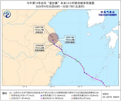 2024台风普拉桑最新路径通报查询入口 南京本地宝