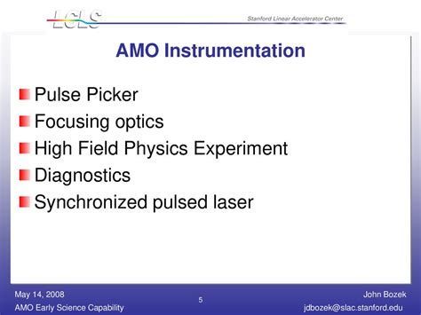 Amo Early Science Capability Ppt Download