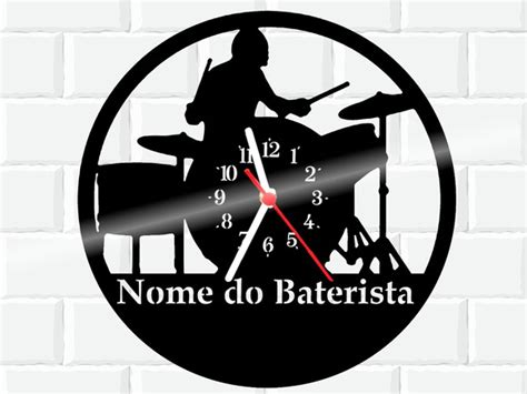 Relogio De Vinil Led Bateria Elo7