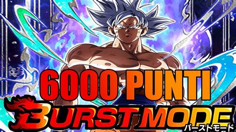 Burst Mode Goku Mastered Ultra Insinct 6000 Punti Dbz Dokkan Battle Ita Youtube