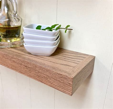 Floating Oak Shelf Open Shelving The Shelf Shop