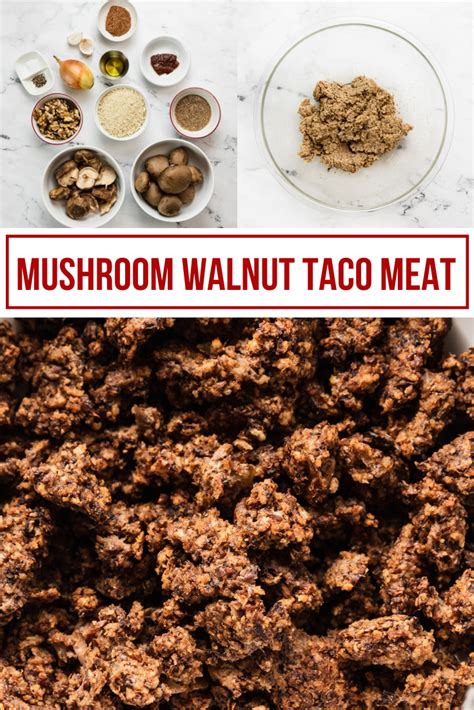 Vegan Mushroom Walnut Taco Meat Gluten Free Artofit