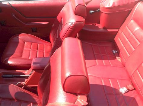 Medium Red 1983 Ford Mustang Gt Convertible