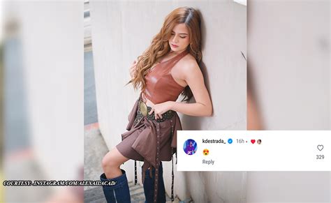 KD Estrada Napa React Sa Outfit Ni Alexa Ilacad