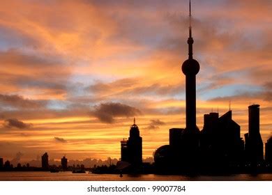 35 Sunrise View Huangpu River Bank Images Stock Photos 3D Objects