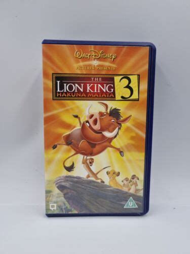 Lion King 3 Hakuna Matata Vhs 2004 Walt Disney Free Shipping