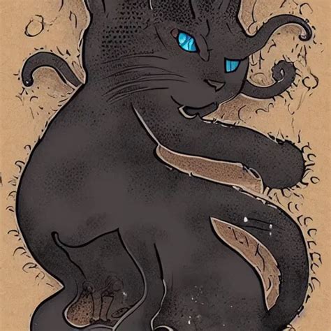 A Cat In The Style Of A Lovecraftian Monster Stable Diffusion OpenArt