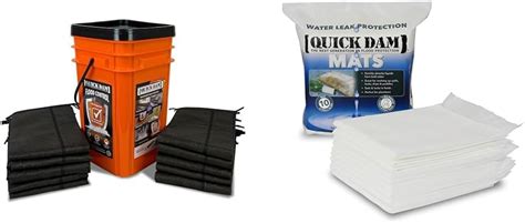 Amazon Quick Dam Grab Go Flood Kit Includes 10 5 Ft Flood