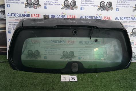 COFANO POSTERIORE SMART FORTWO 453 NERO ORIGINALE