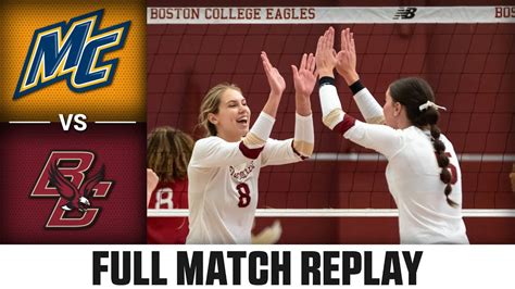 Merrimack Vs Boston College Full Match Replay 2023 ACC Volleyball