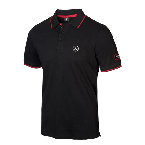 Mercedes Polo Shirt Actros Black Mercedes Benz B Men