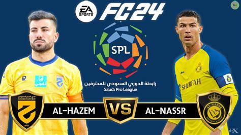 Ea Fc 24 Saudi Pro League Match 12 Al Hazem Vs Al Nassr No Commentary Gameplay Youtube