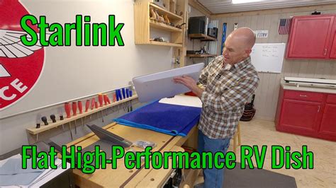 Installing The Starlink Flat High Performance Dish For Rvs Youtube