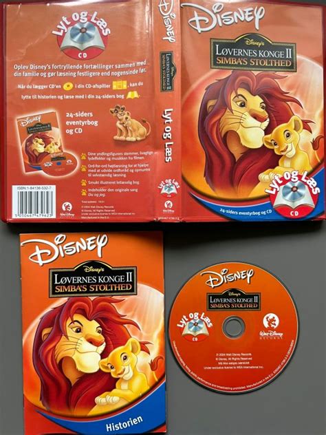 Lyt And Læs Disney S Løvernes Konge Ii Simbas Stolthed Lyd Cd Retrobros Fordi Vi Elsker