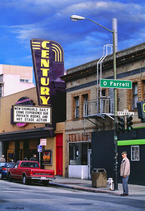 Vintage Century Strip Club In The Tenderloin San Francisco By Mitchell Funk San Francisco