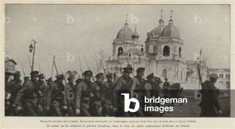 Image of Soldiers of Admiral Alexander Kolchak's White Russian Army ...