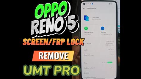 OPPO RENO 5 CPH 2159 SCREEN LOCK FRP REMOVE BY UMT YouTube