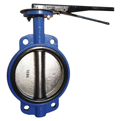 Wafer Type Concentric Butterfly Valve With Lever Operator Butterfly