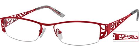 Red Rectangle Glasses 593518 Zenni Optical Red Eyeglass Frames Zenni Optical Glasses